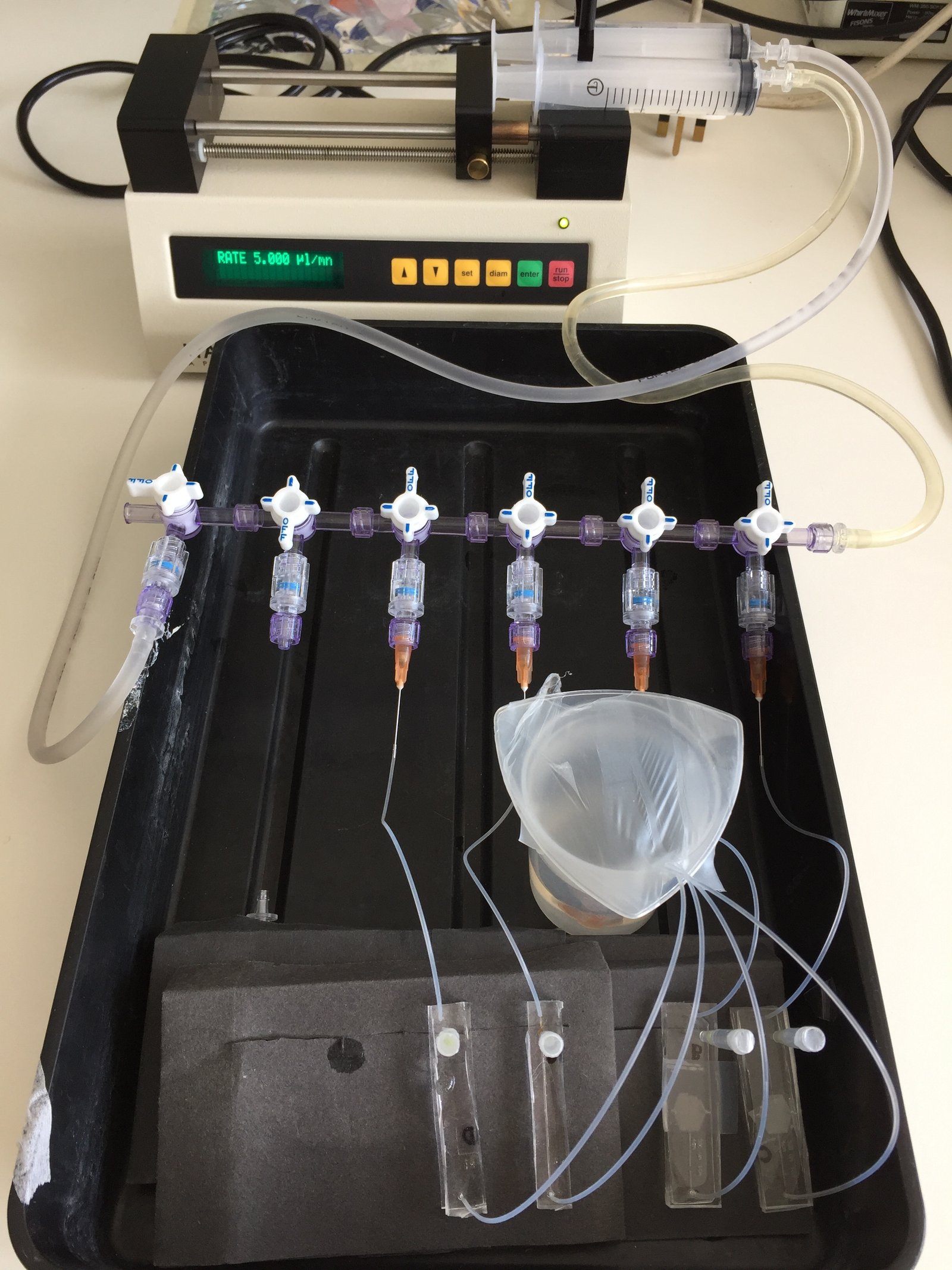 Figure 3. Parallel device setup
