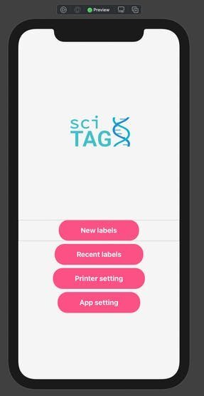 sciTAG: an accessible label design application compatible with existing label printers